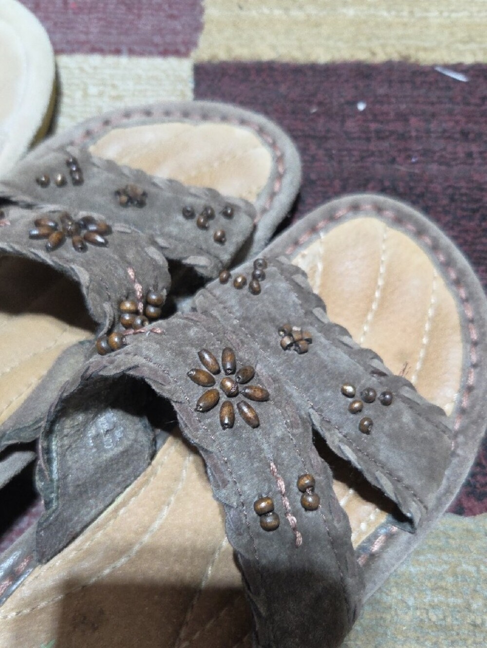 Earth Spirit Slides. Two Pair! Size 7W (wide) - Picture 4 of 5